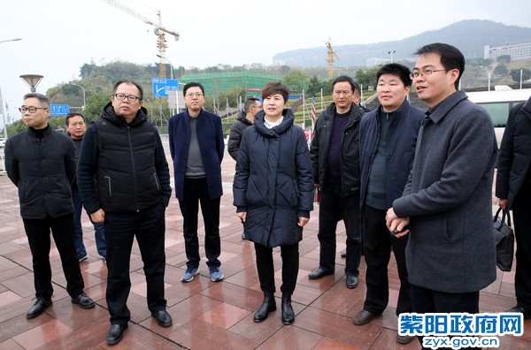 12月22日，在重庆市万州区江南新区三生有幸广场考察城市规划建设情况.jpg