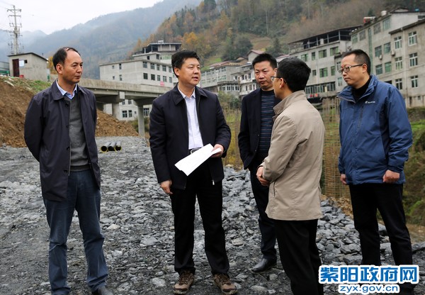 11月20日，检查高桥镇桂花树移民搬迁安置点建设进展情况000.jpg