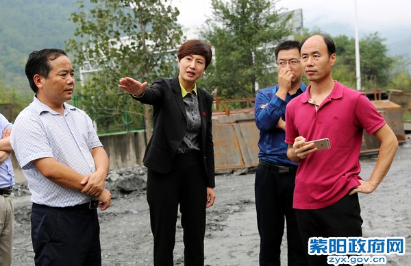 9月18日，陈莲调研高速路引线景观绿化和环境提升工作 (1).jpg